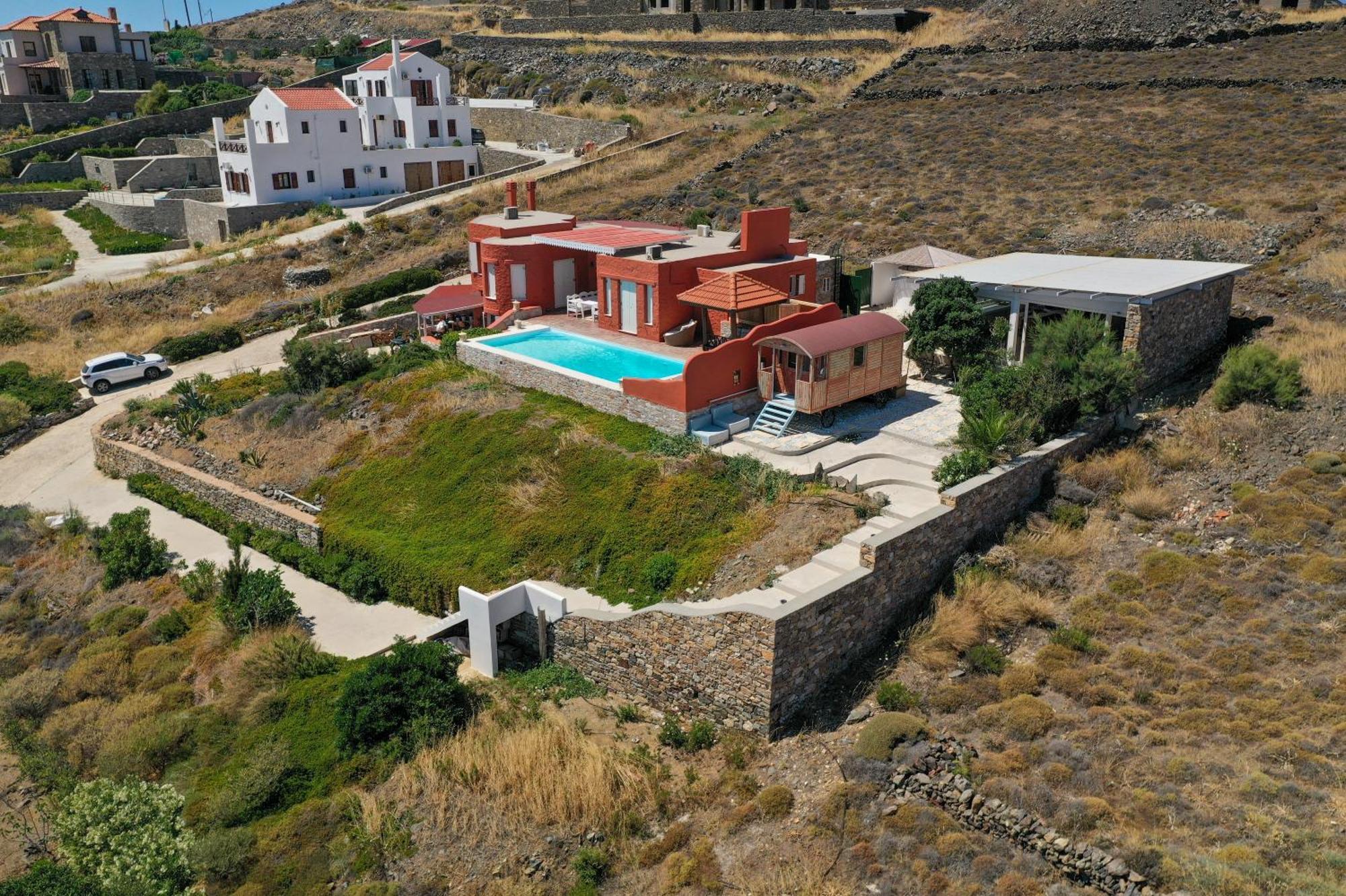 Villa Zen Dans Le Bleu Ермуполіс Екстер'єр фото